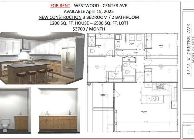 Property at 3272 W Center Ave, Denver, CO, 80219, 3 beds, 2 baths, [object Object]
