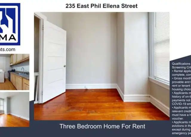 Property at 235 E Phil Ellena St, Philadelphia, PA, 19119, 3 beds, 1 bath, [object Object]