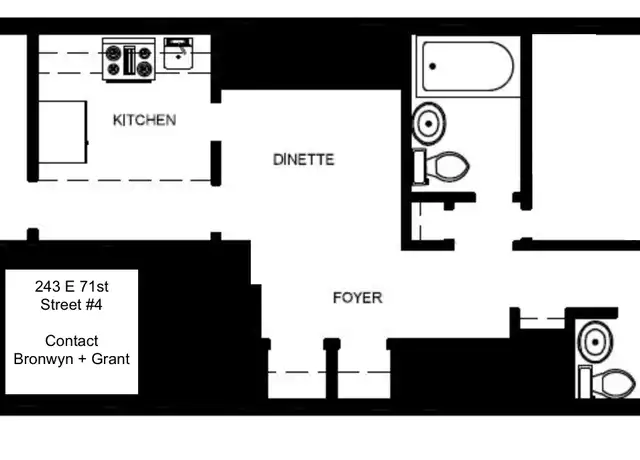 Property at 243 E 71st St Unit 4, New York, NY, 10021, 2 beds, 1.5 baths, [object Object]