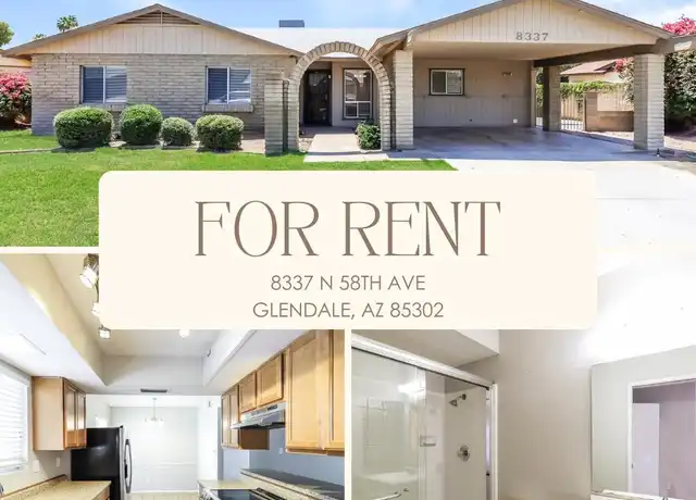 Property at 8337 N 58th Ave, Glendale, AZ, 85302, 4 beds, 2 baths, [object Object]