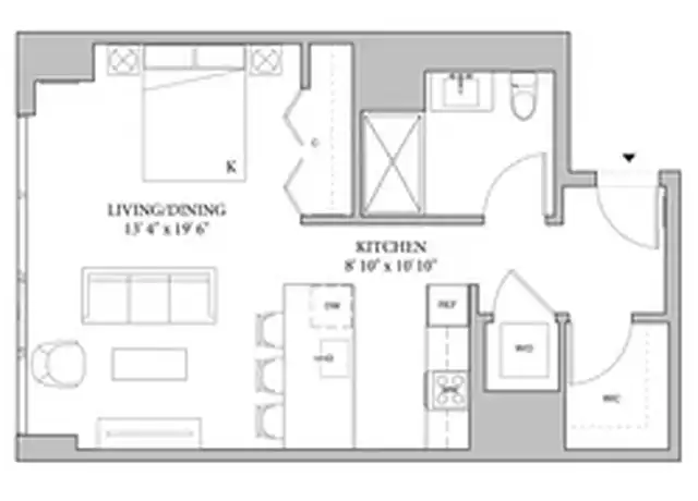 Property at 164 N Peoria St Unit 2901, Chicago, IL, 60607, 0 beds, 1 bath, [object Object]