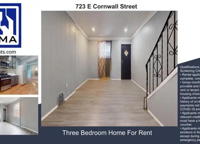 Property at 723 E Cornwall St, Philadelphia, PA, 19134, 3 beds, 1 bath, [object Object]