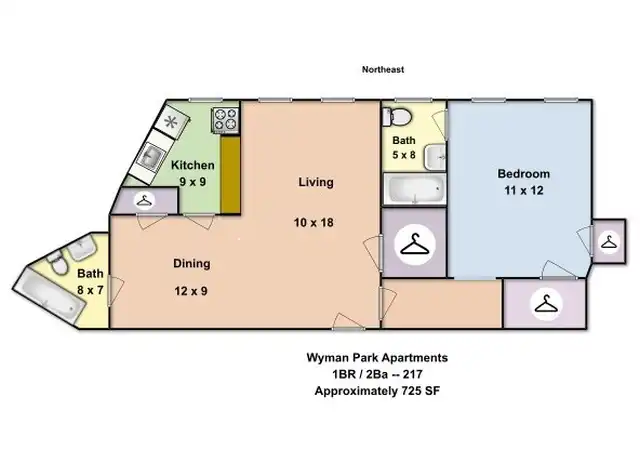 Property at 3925 Beech Ave Unit 217, Baltimore, MD, 21211, 1 bed, 2 baths, [object Object]