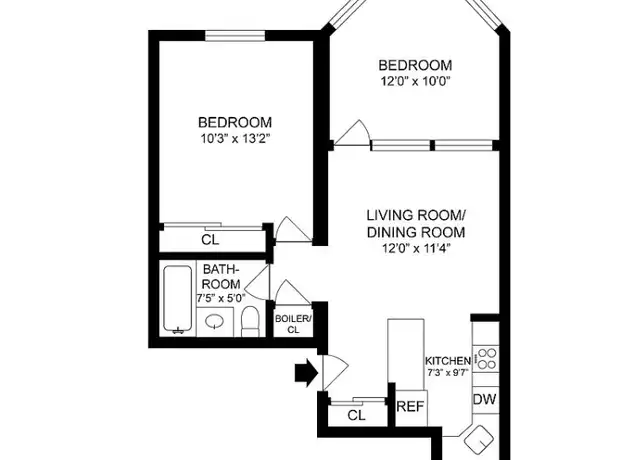 Property at 4 W 104th St Unit 4A, New York, NY, 10025, 2 beds, 1 bath, [object Object]