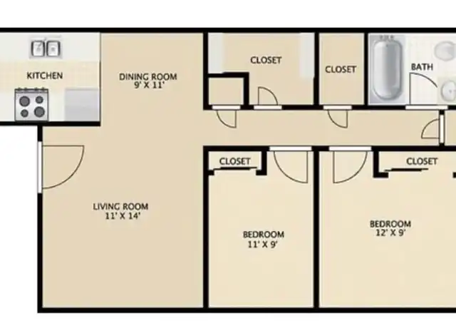 Property at 400 Ralph St, Fort Worth, TX, 76108, 2 beds, 1 bath, [object Object]