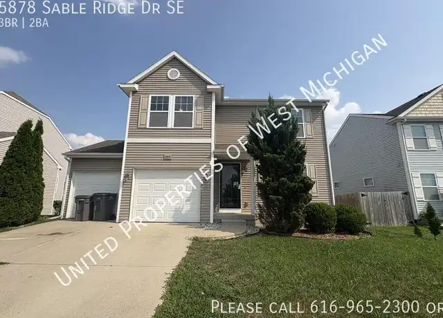 Property at 5878 Sable Ridge Dr SE, Grand Rapids, MI, 49508, 3 beds, 2 baths, [object Object]