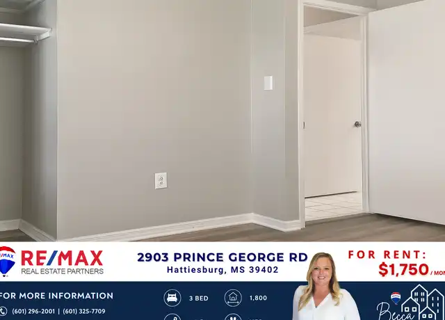 Property at 2903 Prince George Rd, Hattiesburg, MS, 39402, 3 beds, 1.5 baths, [object Object]