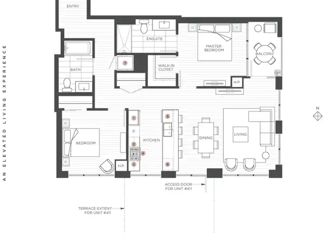 Property at 750 N Hudson Ave Unit 1402, Chicago, IL, 60654, 2 beds, 2 baths, [object Object]
