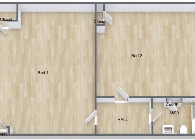 Property at 50 Eastover Dr Unit 401, Vicksburg, MS, 39180, 2 beds, 1 bath, [object Object]