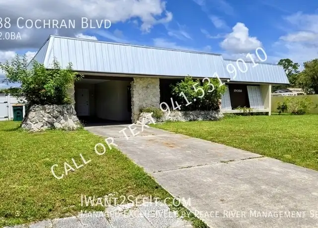 Property at 19088 Cochran Blvd, Port Charlotte, FL, 33948, 3 beds, 2 baths, [object Object]