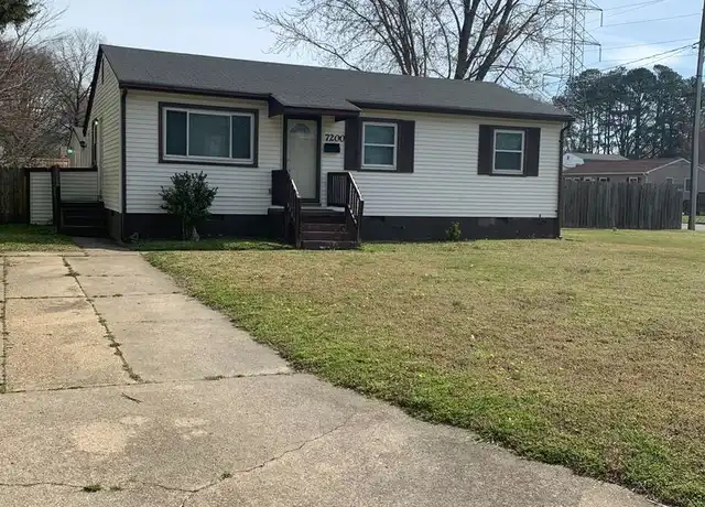 Property at 7200 Orcutt Ave, Newport News, VA, 23605, 3 beds, 1 bath, [object Object]