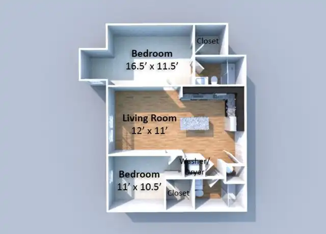 Property at 200 S 4th St Unit 315 2Bed/2Bath, Lafayette, IN, 47901, 2 beds, 2 baths, [object Object]
