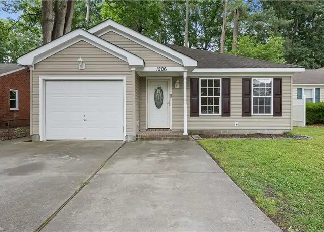 Property at 1206 Elder Ave, Chesapeake, VA, 23325, 3 beds, 2 baths, [object Object]