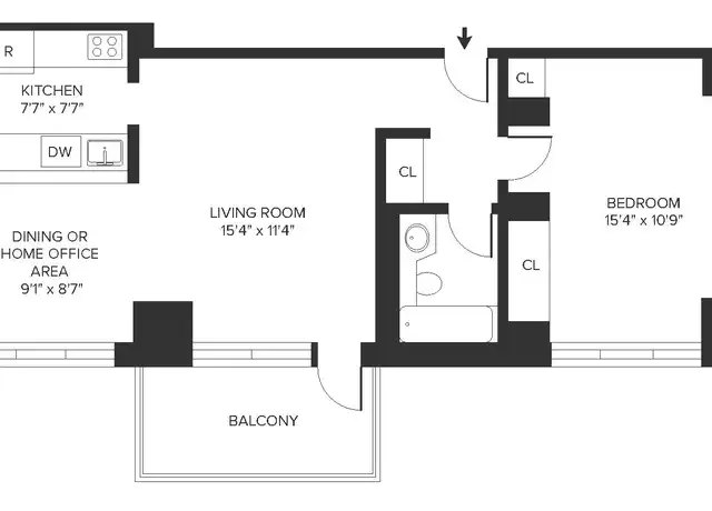 Property at 260 W 52nd St Unit 29-D, New York, NY, 10019, 1 bed, 1 bath, [object Object]