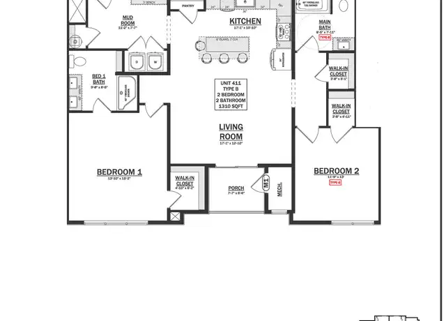 Property at 100 N Main St Unit 411, Bristol, CT, 06010, 2 beds, 2 baths, [object Object]