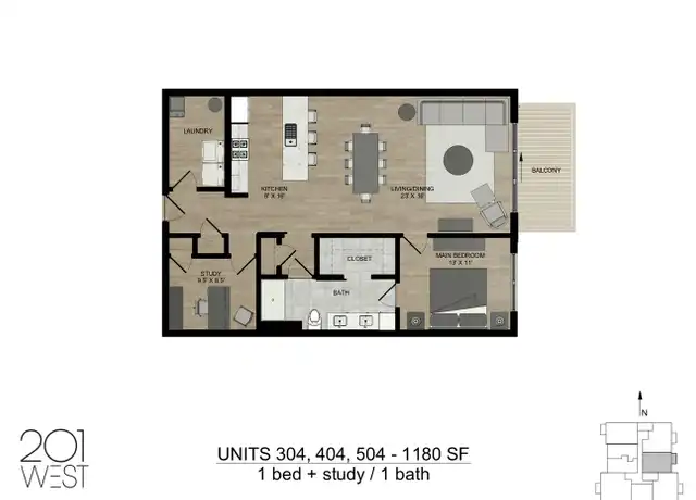 Property at 201 W Wisconsin Ave Unit 404, Neenah, WI, 54956, 2 beds, 1 bath, [object Object]