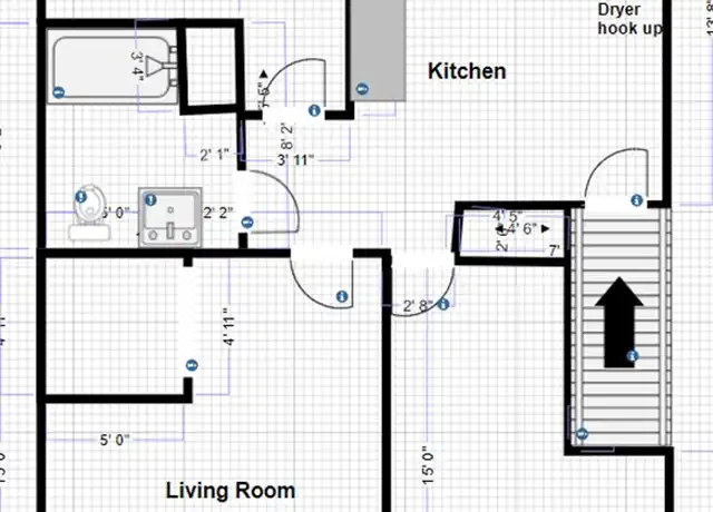 Property at 228 Canandaigua St Unit 1, Palmyra, NY, 14522, 2 beds, 1 bath, [object Object]