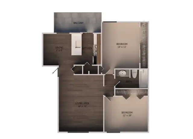 Property at 1221 Reservoir Rd Unit 25 326, Little Rock, AR, 72227, 2 beds, 2 baths, [object Object]