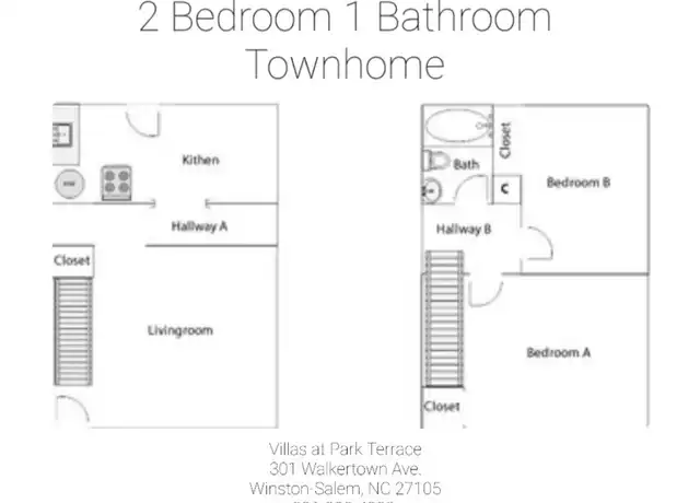 Property at 301 Walkertown Ave Unit 101E, Winston-Salem, NC, 27105, 1 bed, 1 bath, [object Object]