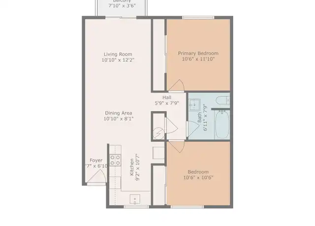 Property at 10420 SW Kennedy St Unit KP 02, Beaverton, OR, 97005, 2 beds, 1 bath, [object Object]