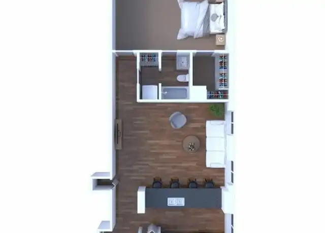 Property at 651 S Wells St Unit 610, Chicago, IL, 60607, 1 bed, 1 bath, [object Object]