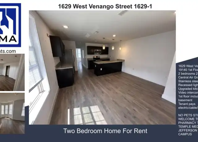 Property at 1629 W Venango St Unit 1629-1, Philadelphia, PA, 19140, 2 beds, 2 baths, [object Object]