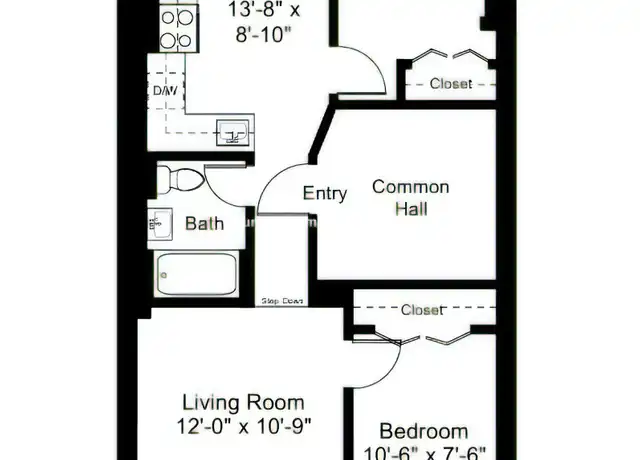 Property at 48 Garden St Unit 3, Boston, MA, 02114, 2 beds, 1 bath, [object Object]