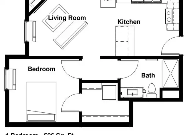 Property at 601 22nd Ave, Silvis, IL, 61282, 1 bed, 1 bath, [object Object]