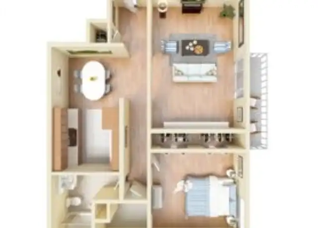 Property at 8500 Granville Pkwy Unit 2-221, La Vista, NE, 68128, 1 bed, 1 bath, [object Object]