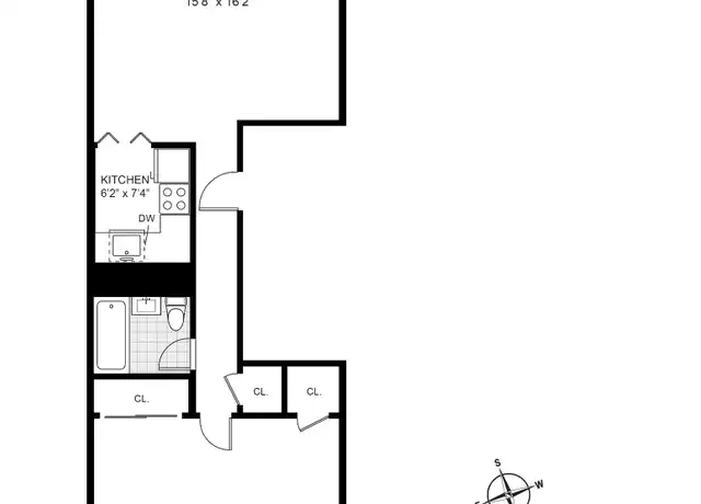 Property at 117 W 87th St Unit 2, New York, NY, 10024, 1 bed, 1 bath, [object Object]