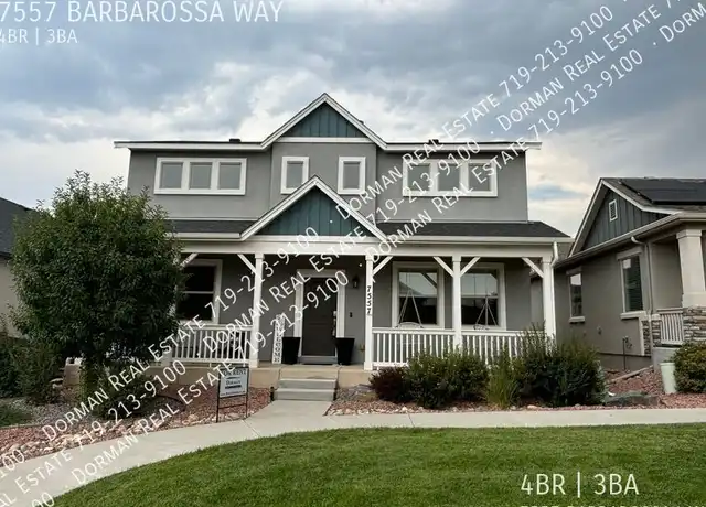 Property at 7557 Barbarosa Way, Colorado Springs, CO, 80923, 4 beds, 2.5 baths, [object Object]