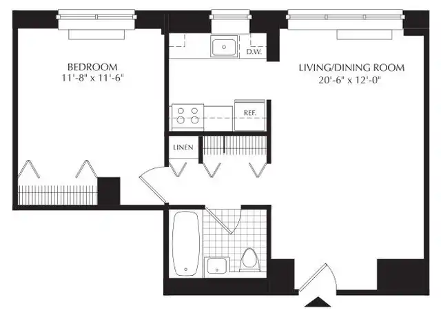 Property at 250 W 93rd St Unit 12-C, New York, NY, 10025, 1 bed, 1 bath, [object Object]