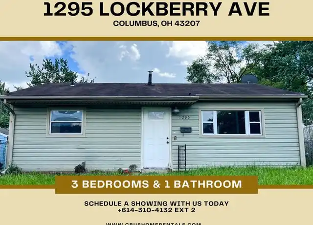 Property at 1295 Lockberry Ave, Columbus, OH, 43207, 3 beds, 1 bath, [object Object]