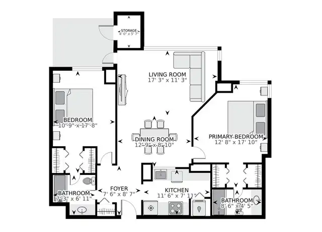 Property at 10101 Grosvenor Pl #1306, Rockville, MD, 20852, 2 beds, 2 baths, [object Object]