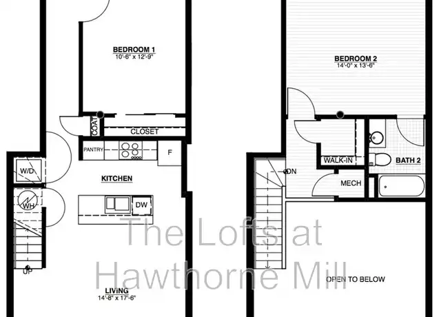 Property at 1101 Hawthorne Ln Unit 287, Charlotte, NC, 28205, 2 beds, 2 baths, [object Object]