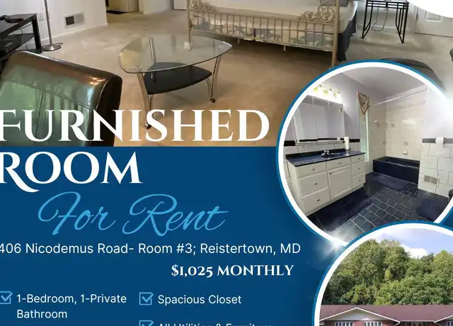 Property at 1406 Nicodemus Rd #3, Reisterstown, MD, 21136, 1 bed, 1 bath, [object Object]
