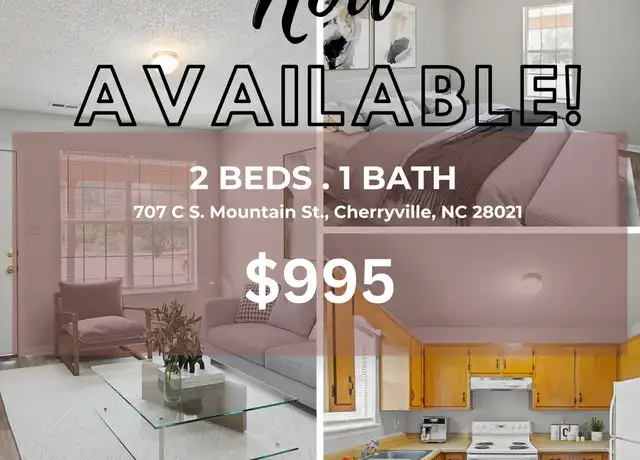 Property at 703 S Mountain St, Cherryville, NC, 28021, 2 beds, 1 bath, [object Object]