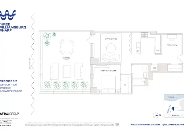 Property at 482 Kent Ave Unit 323, Brooklyn, NY, 11249, 1 bed, 1 bath, [object Object]