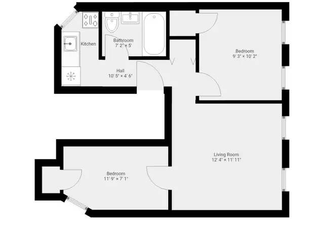 Property at 354 W 18th St Unit 4-C, New York, NY, 10011, 2 beds, 1 bath, [object Object]
