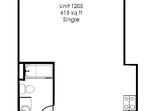 Property at 2801 Barber Ave Unit 1205, Cleveland, OH, 44113, 1 bed, 1 bath, [object Object]