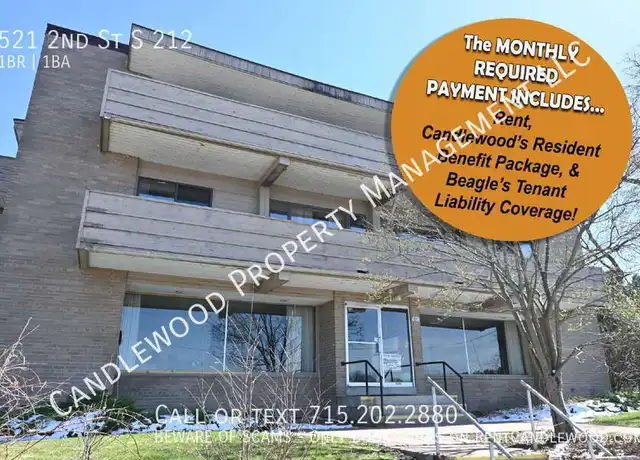 Property at 521 2nd St S Unit 212, Wisconsin Rapids, WI, 54494, 1 bed, 1 bath, [object Object]