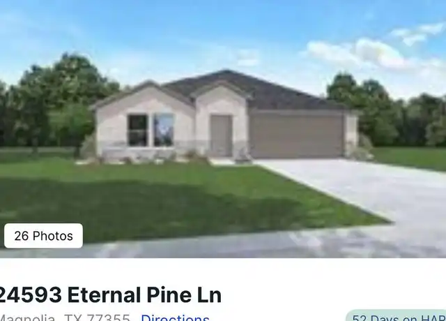 Property at 24593 Eternal Pine Line, Magnolia, TX, 77355, 4 beds, 2 baths, [object Object]