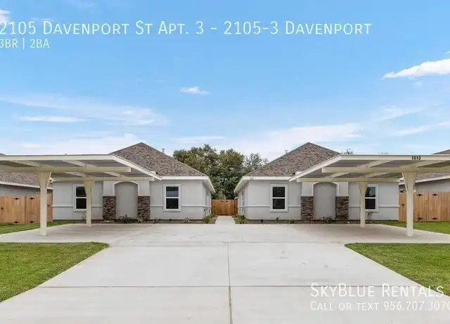 Property at 2105 Davenport St Unit 2105-3 Davenport, Weslaco, TX, 78596, 3 beds, 2 baths, [object Object]