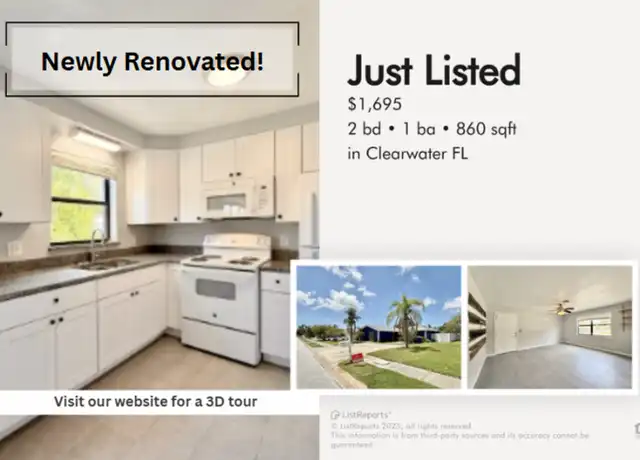 Property at 3182 Downing St Unit 1, Clearwater, FL, 33759, 2 beds, 1 bath, [object Object]