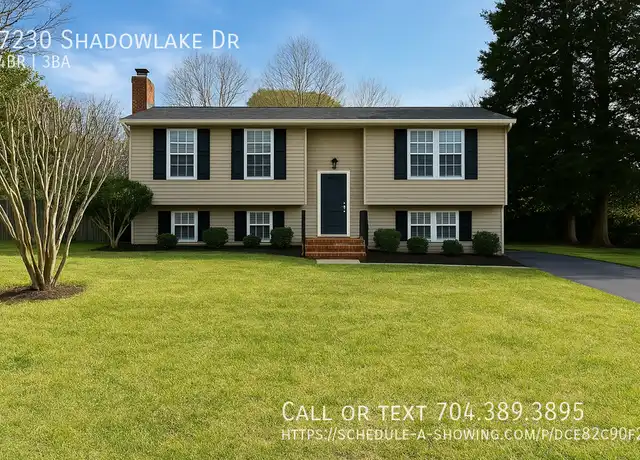 Property at 7230 Shadowlake Dr, Charlotte, NC, 28226, 4 beds, 3 baths, [object Object]