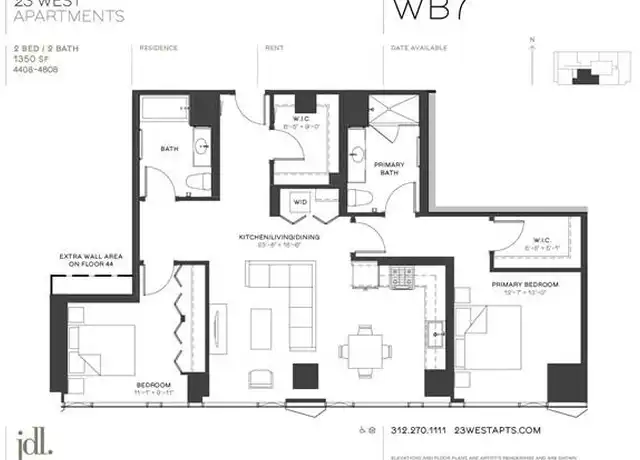 Property at 23 W Chicago Ave Unit 4708, Chicago, IL, 60654, 2 beds, 2 baths, [object Object]