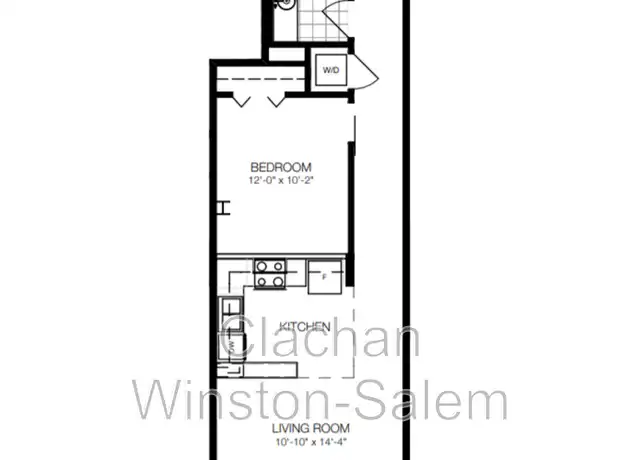 Property at 101 E 6th St Unit 512, Winston-Salem, NC, 27101, 1 bed, 1 bath, [object Object]