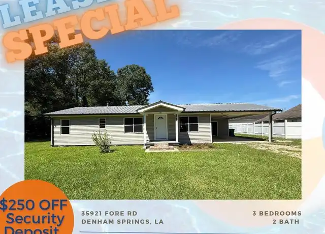 Property at 35921 Fore Rd, Denham Springs, LA, 70706, 3 beds, 2 baths, [object Object]