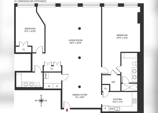 Property at 80 Leonard St Unit 3C, New York, NY, 10013, 2 beds, 2 baths, [object Object]