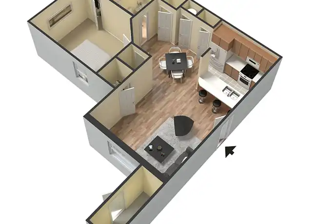 Property at 2634 E Lake Blvd Unit 1011, Tunica Resorts, MS, 38664, 3 beds, 2 baths, [object Object]